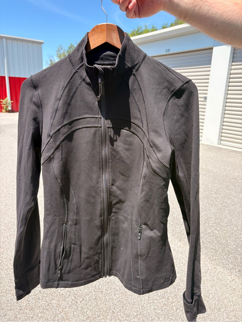 lululemon athletica Black Women's Zip-Up Bomber Jacket